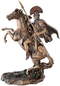 bronze skulptur af Romerske centurion